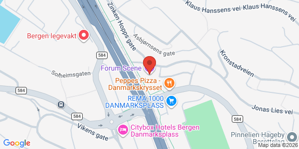 Map displaying event location