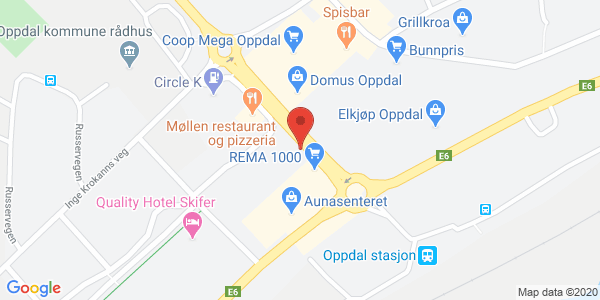 Map displaying event location
