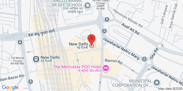 Map displaying event location