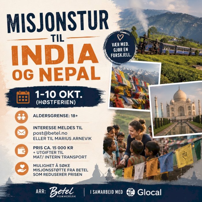 Tur til India høsten 26 // Misjonsreise til Delhi og Nepal