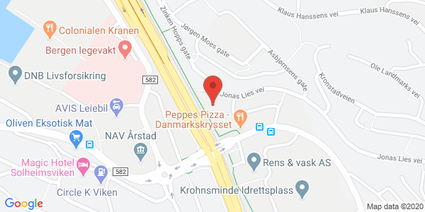 Map displaying event location