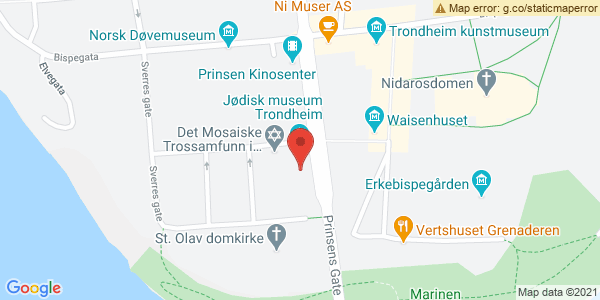 Map displaying event location