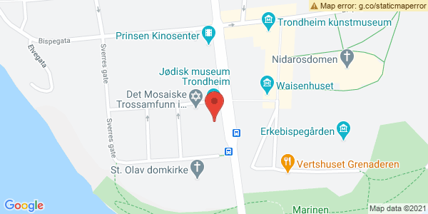 Map displaying event location