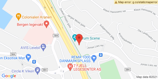 Map displaying event location