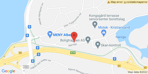Map displaying event location