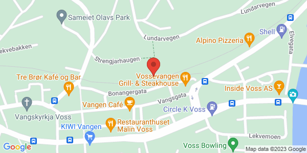 Map displaying event location