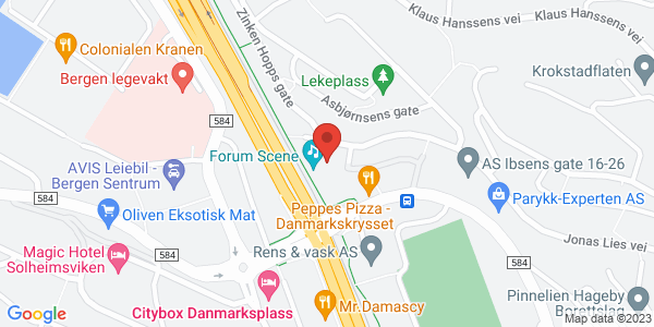 Map displaying event location