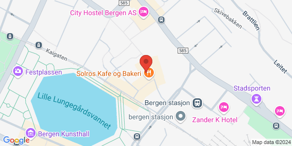 Map displaying event location