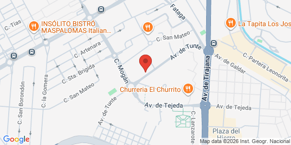 Map displaying event location