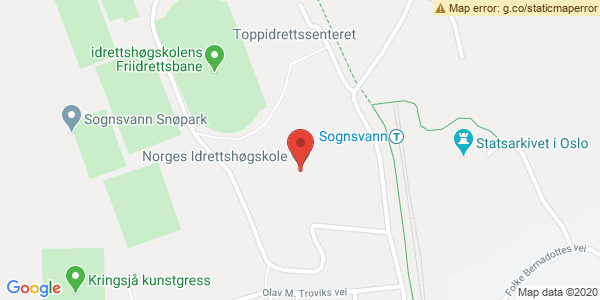 Map displaying event location