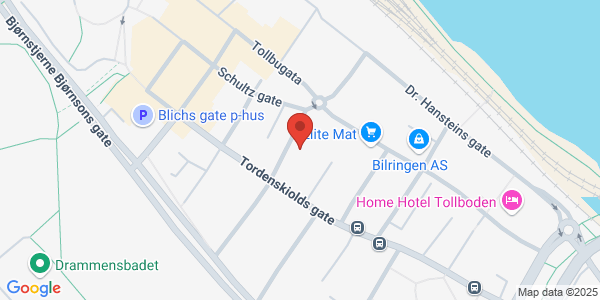 Map displaying event location