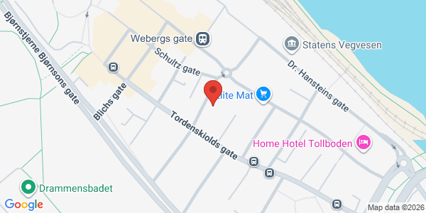 Map displaying event location