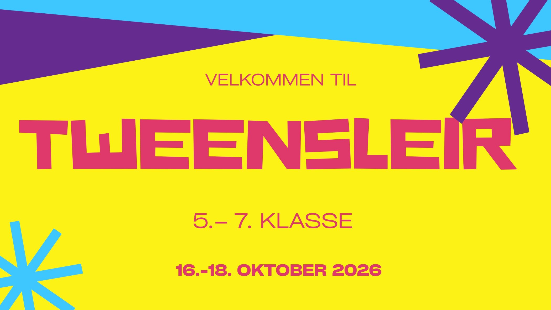 Tweensleir 16.-18.oktober 2026
