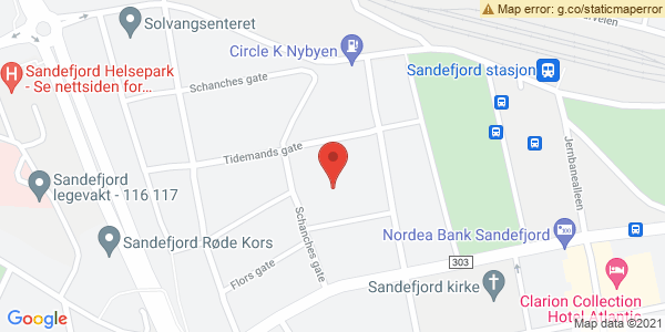 Map displaying event location
