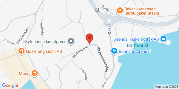 Map displaying event location