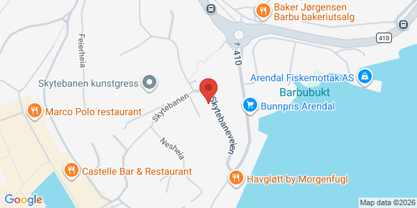 Map displaying event location