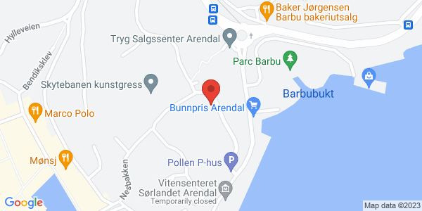 Map displaying event location