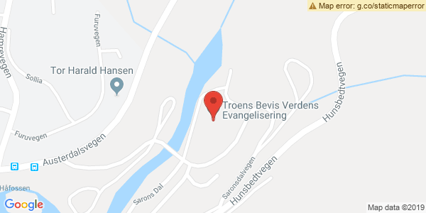 Map displaying event location