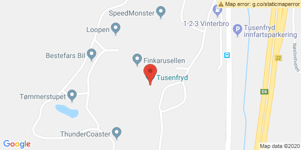 Map displaying event location
