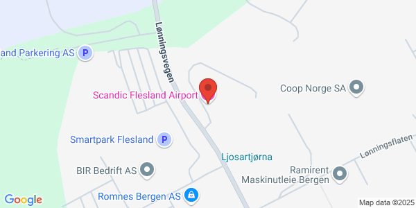 Map displaying event location