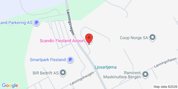 Map displaying event location