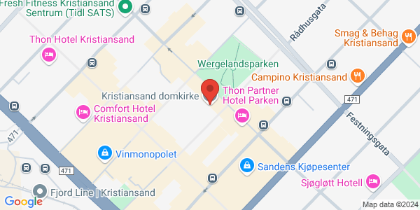 Map displaying event location