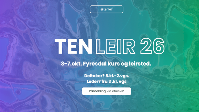 Tenleir Fyresdal Høst 26
