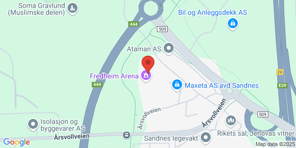 Map displaying event location