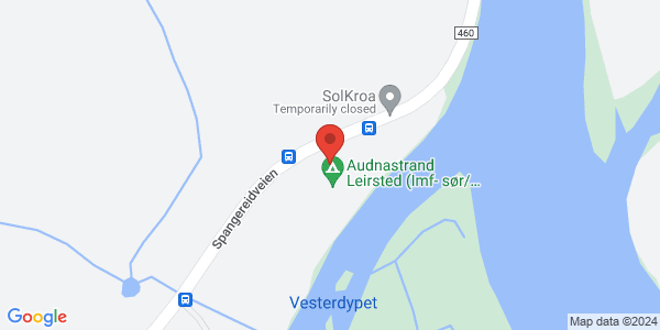Map displaying event location
