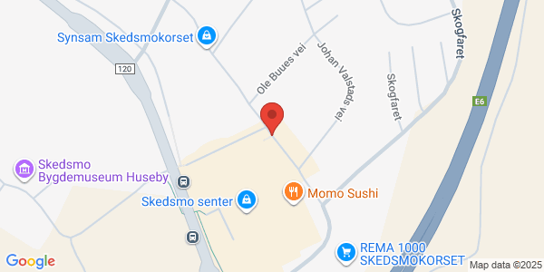 Map displaying event location