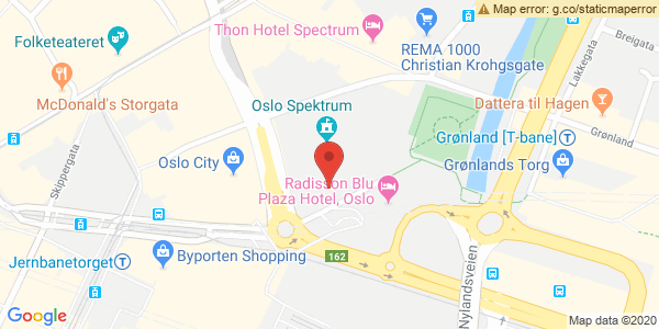 Kart som viser hvor arrangementet foregår