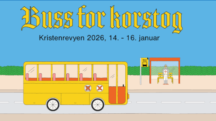 Kristenrevyen 2026 -  buss for korstog