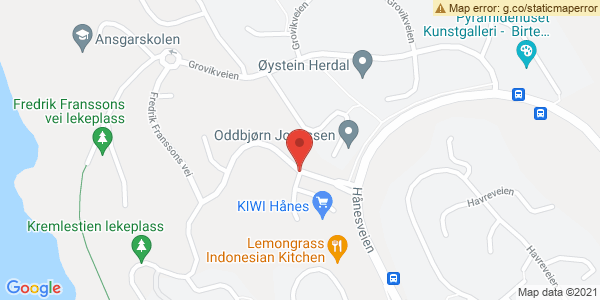 Map displaying event location
