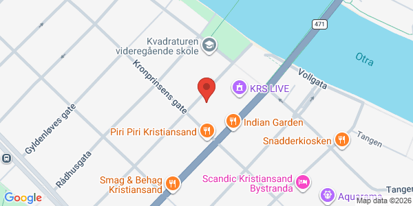 Map displaying event location