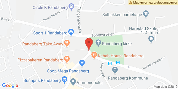 Map displaying event location