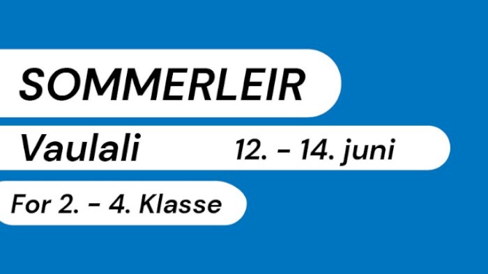 Sommerleir Vaulali 2026
