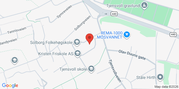 Map displaying event location