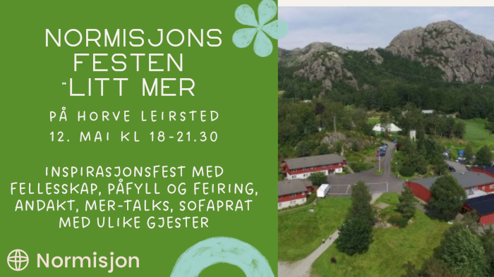 Normisjonsfesten "Litt MER" på Horve ungdomssenter