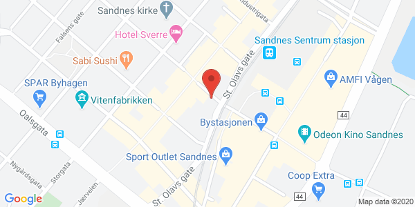 Map displaying event location