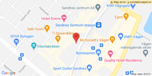 Map displaying event location