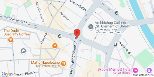 Map displaying event location