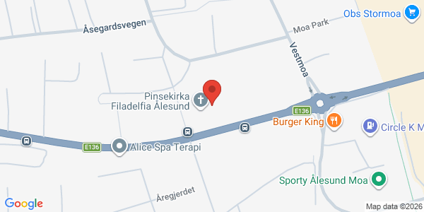Kart som viser hvor arrangementet foregår