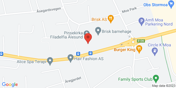 Map displaying event location