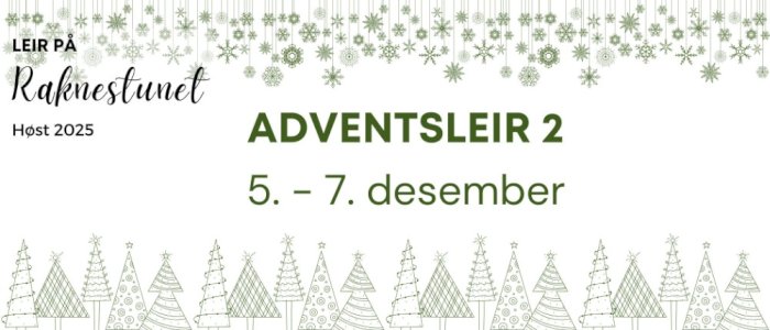 Adventsleir 2 5.-7.desember 2025