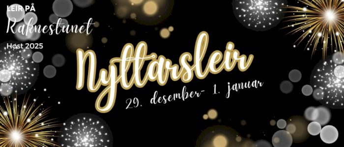 Nyttårsleir på Raknestunet 25/26
