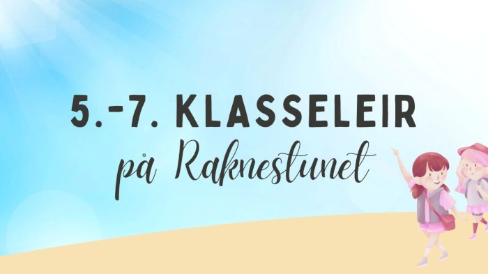 5.-7.klasseleir 28.juni - 1.juli 2026