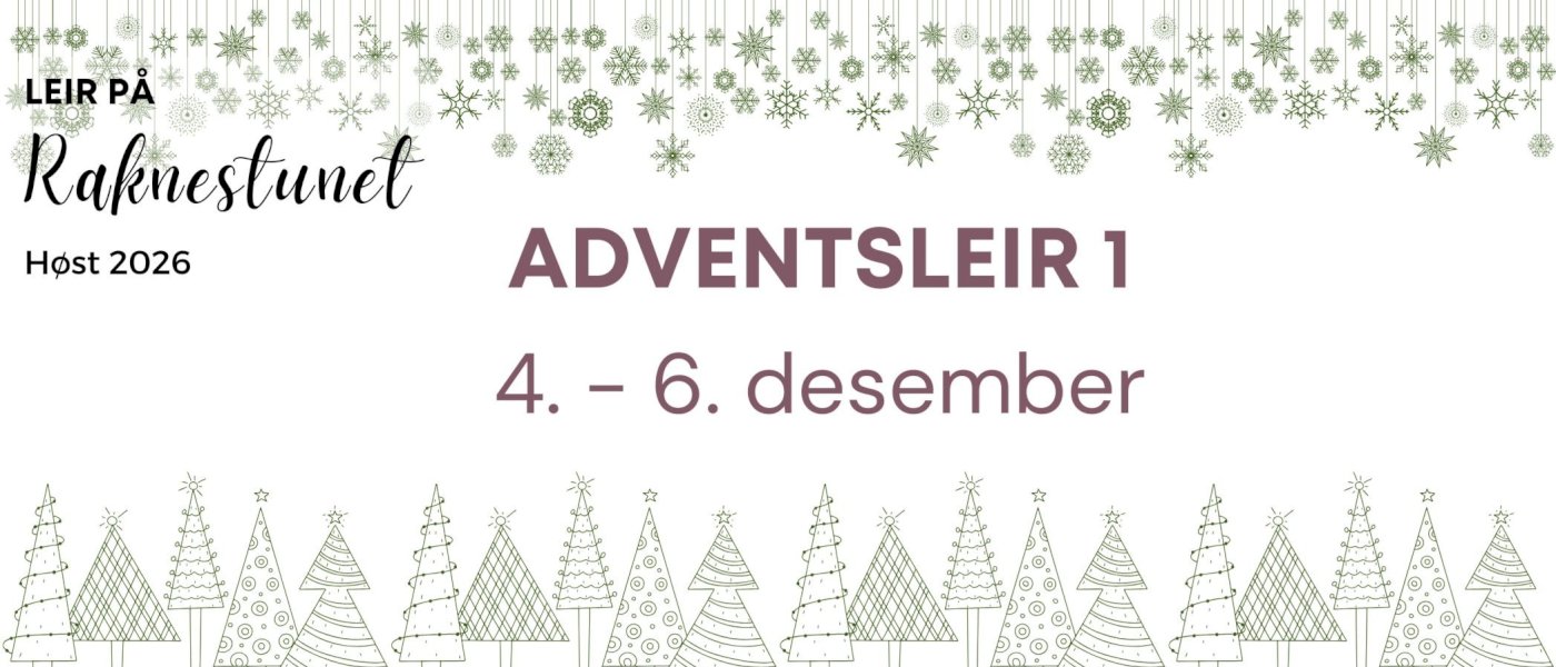 Adventsleir 1 4.-6.desember 2026