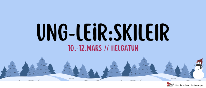 UNG-LEIR: Ski-leir på Helgatun