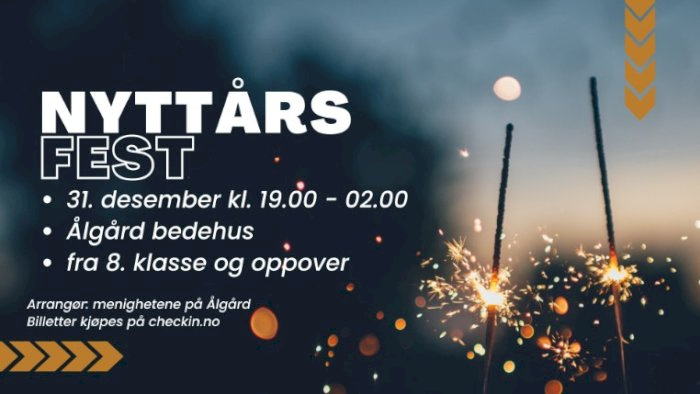 Nyttårsfest Ålgård 2025