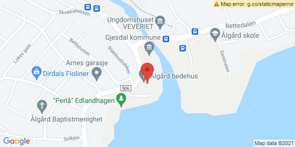 Map displaying event location